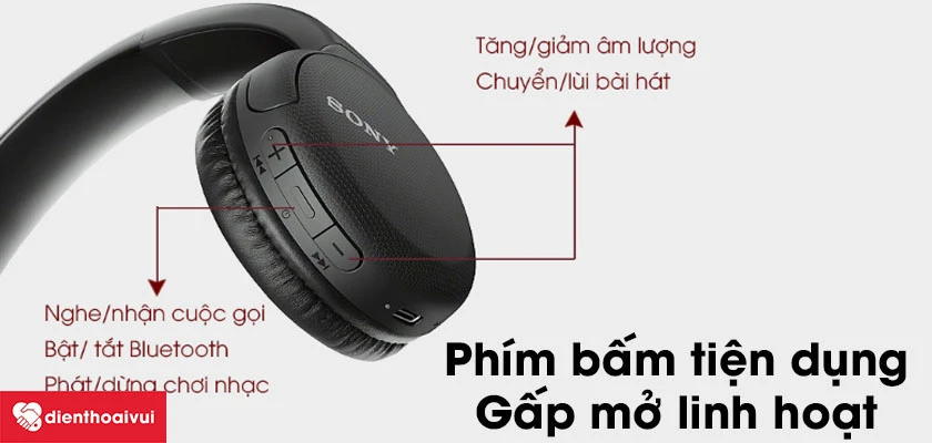 Thiết kế kh&ocirc;ng d&acirc;y gọn nhẹ, thời gian sử dụng tới 35 giờ