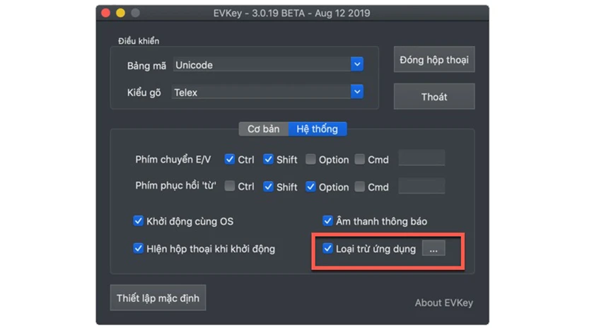 G&otilde; tiếng Việt MacOS với bộ g&otilde; EVKey&nbsp;
