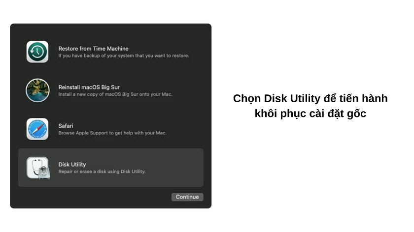 Cách khôi phục cài đặt gốc Macbook Air | Pro chạy chip Intel