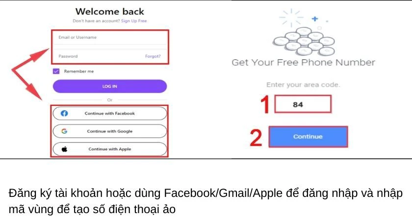 Tạo số dt ảo nhận tin nhắn qua website TextNow