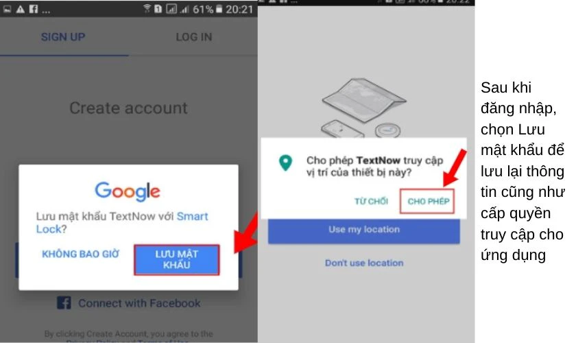 Lưu mật khẩu với Smart Lock