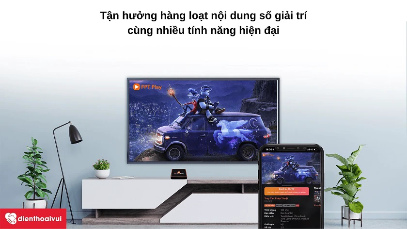 Kho nội dung số không giới hạn, điều khiển giọng nói hiện đại