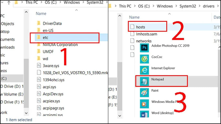 Fix lại file Host