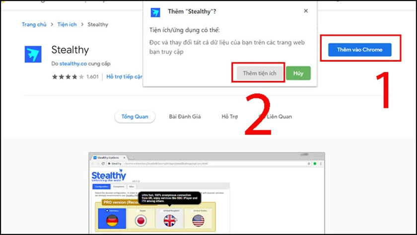 Sử dụng Add on tr&ecirc;n tr&igrave;nh duyệt m&aacute;y