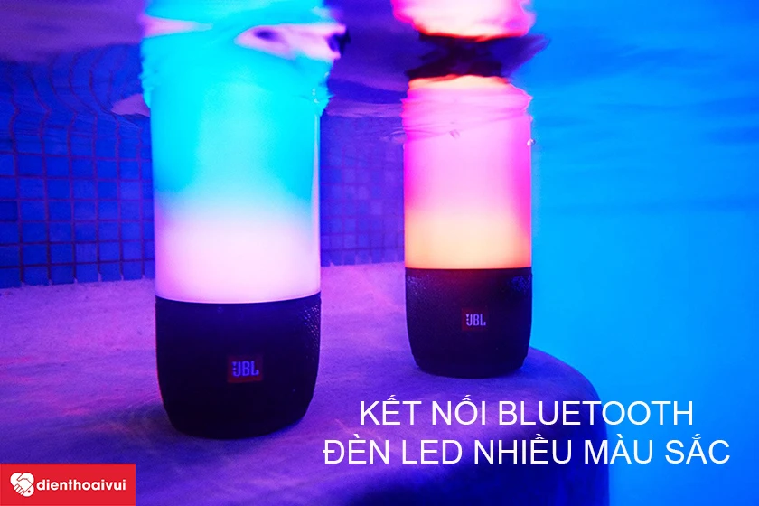 Loa không dây nhỏ gọn, đèn LED bắt mắt
