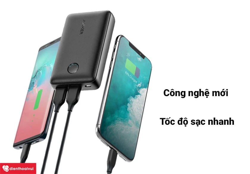 Tích hợp những công nghệ mới và tốc độ sạc nhanh