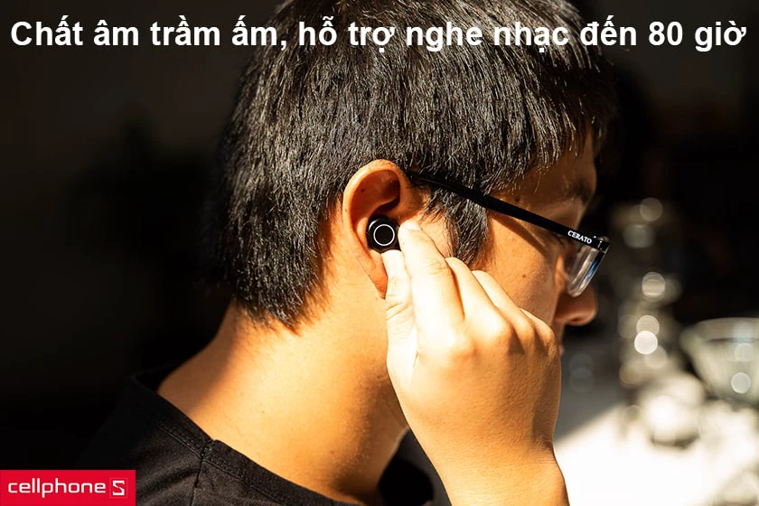 Tai nghe kh&ocirc;ng d&acirc;y iWALK Crazy Duo chất &acirc;m trầm ấm, hỗ trợ nghe nhạc đến 80 giờ