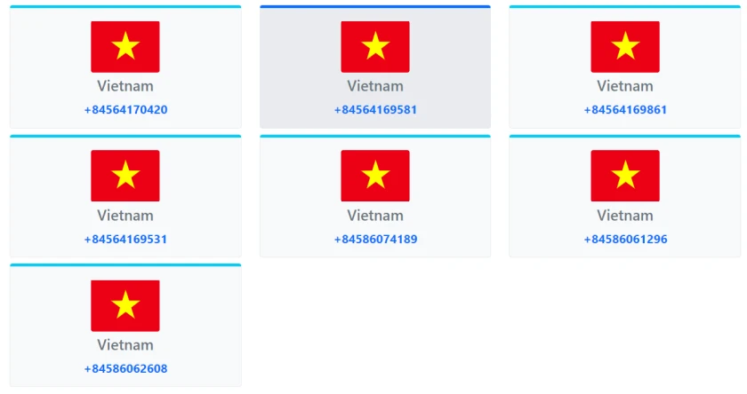 Tạo số điện thoại ảo Việt Nam trên website sms24