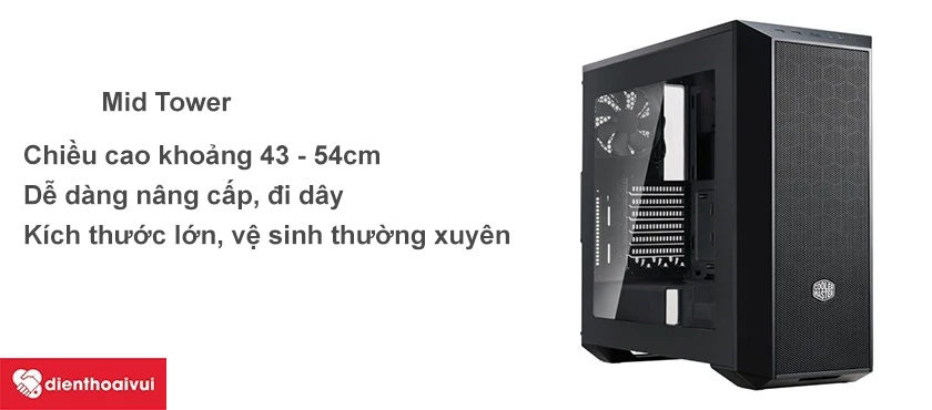 Case m&aacute;y t&iacute;nh Mid Tower