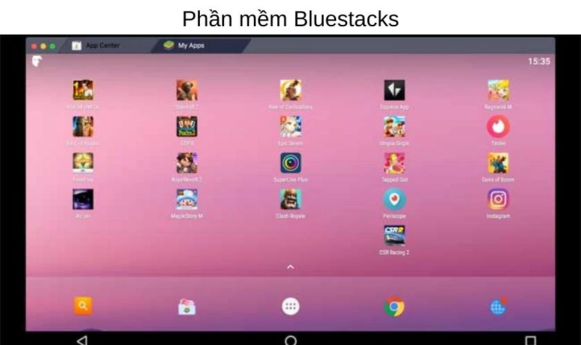 Phần mềm Bluestacks - giả lập Android tr&ecirc;n Macbook