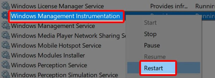 Lỗi qu&aacute; tải CPU 100% do WMI Provider Host&nbsp;