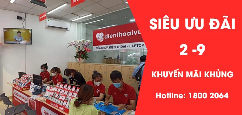 Chương tr&igrave;nh khuyến m&atilde;i 2/9 ưu đ&atilde;i khủng tại Điện Thoại Vui