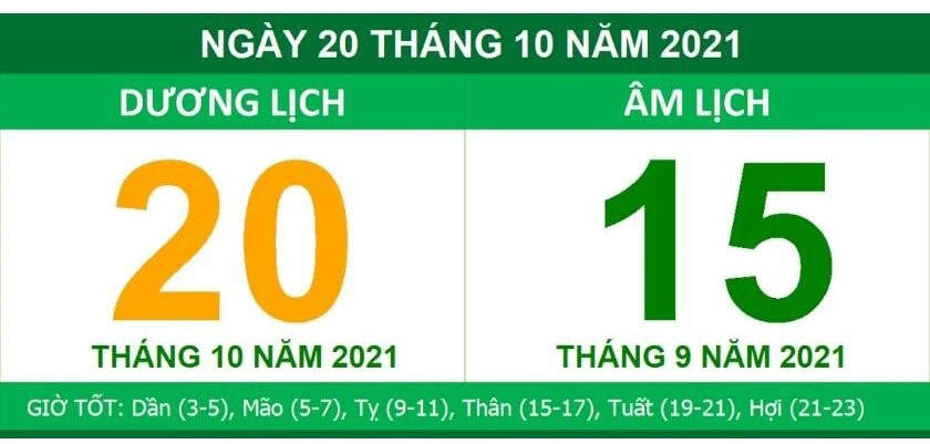 20/10 l&agrave; ng&agrave;y bao nhi&ecirc;u &acirc;m?