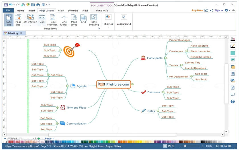 Phần mềm Edraw Mind Map