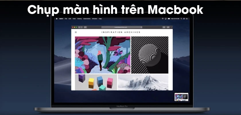 Tổ hợp ph&iacute;m tắt để Macbook chụp ảnh m&agrave;n h&igrave;nh