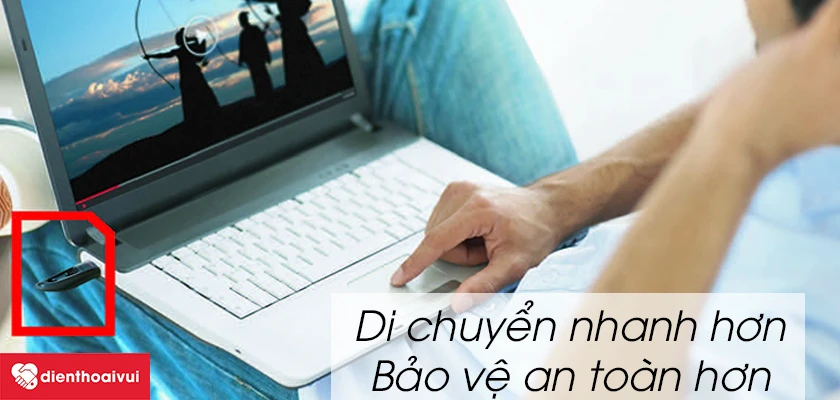 Tốc độ di chuyển nhanh, an to&agrave;n với SanDisk SecureAccess Software