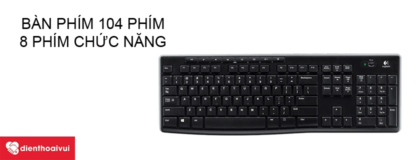 Thiết kế quen thuộc với 8 ph&iacute;m chức năng
