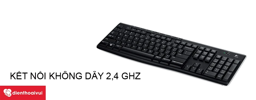 Kết nối kh&ocirc;ng d&acirc;y 2,4 Ghz, chống thấm nước