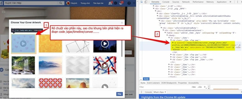 Cách thay đổi ảnh bìa video chỉ mình tôi trên Facebook