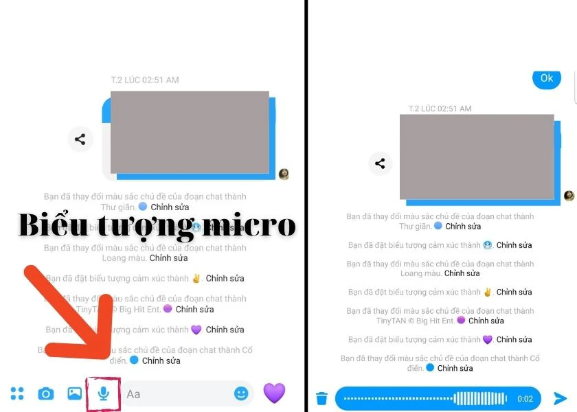C&aacute;ch gửi tin nhắn thoại tr&ecirc;n Messenger bằng điện thoại, m&aacute;y t&iacute;nh bảng