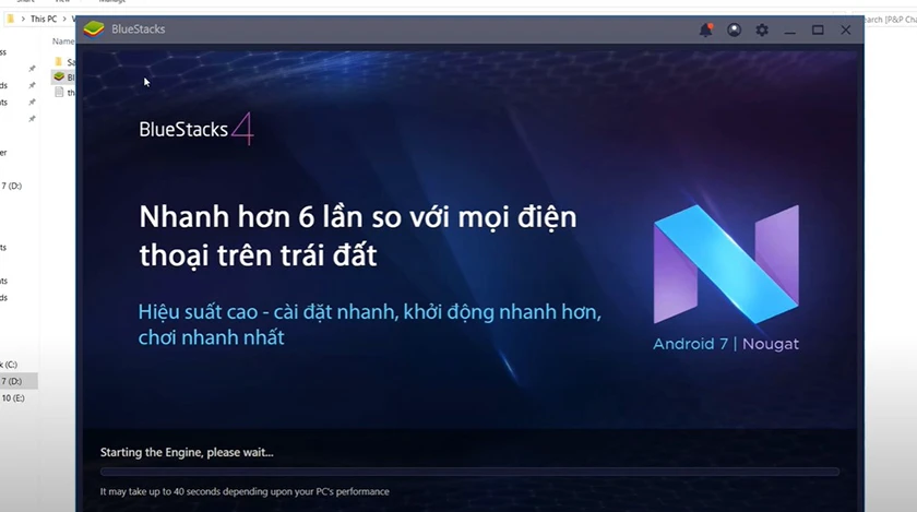 Download phần mềm bluestacks portable tr&ecirc;n windows