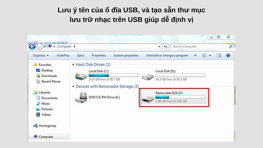 Cách tải nhạc MP3 chất lượng cao về USB miễn phí