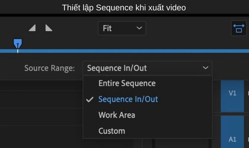 C&aacute;c bước xuất video trong Adobe Premiere