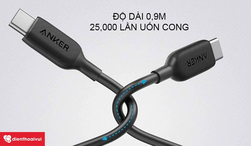 Độ d&agrave;i 0,9m c&ugrave;ng độ bền cao