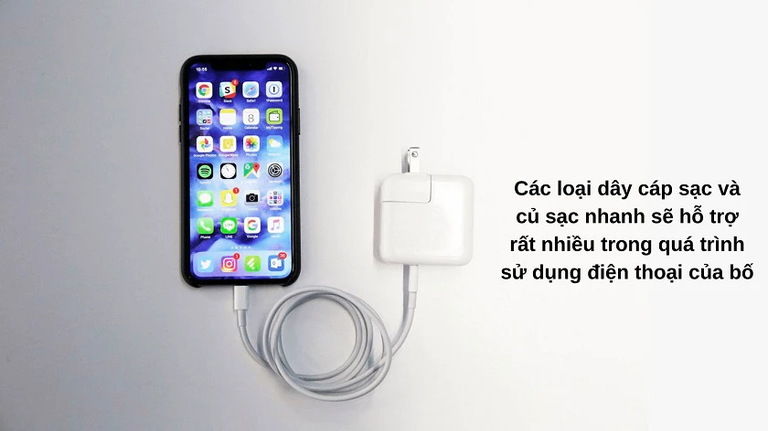 Phụ kiện sạc nhanh, sạc dự phòng