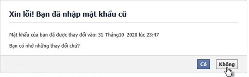 Cách lấy lại mật khẩu facebook bằng mật khẩu cũ