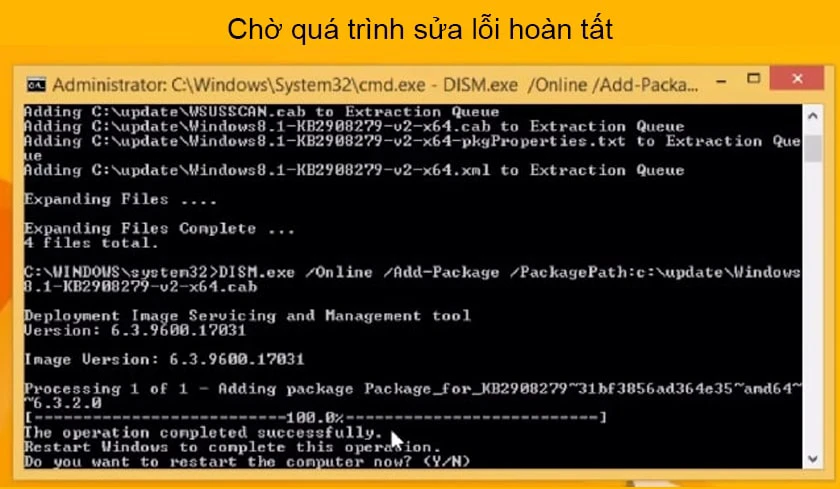 Các bước giúp khắc phục lỗi “The update is not applicable to your computer” hiệu quả