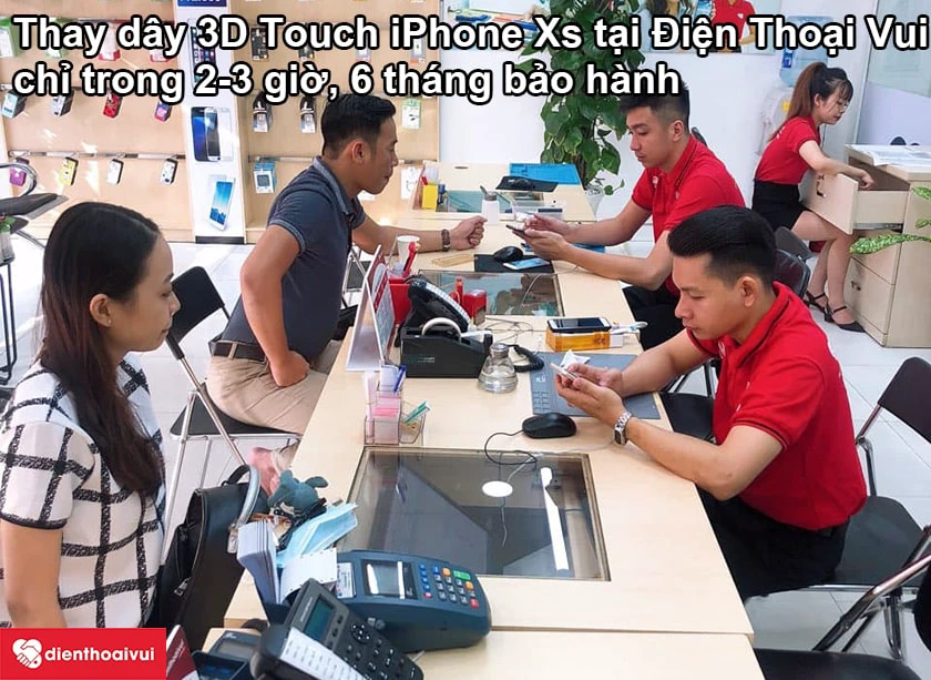 Dịch vụ thay d&acirc;y 3D Touch iPhone Xs ch&iacute;nh h&atilde;ng