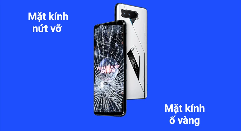 C&aacute;c dấu hiệu nhận biết cần thay mặt k&iacute;nh Asus ROG Phone 5 mới