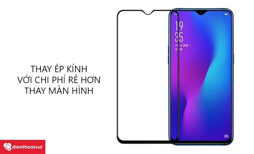 V&igrave; sao n&ecirc;n chọn thay &eacute;p k&iacute;nh thay v&igrave; thay to&agrave;n m&agrave;n h&igrave;nh