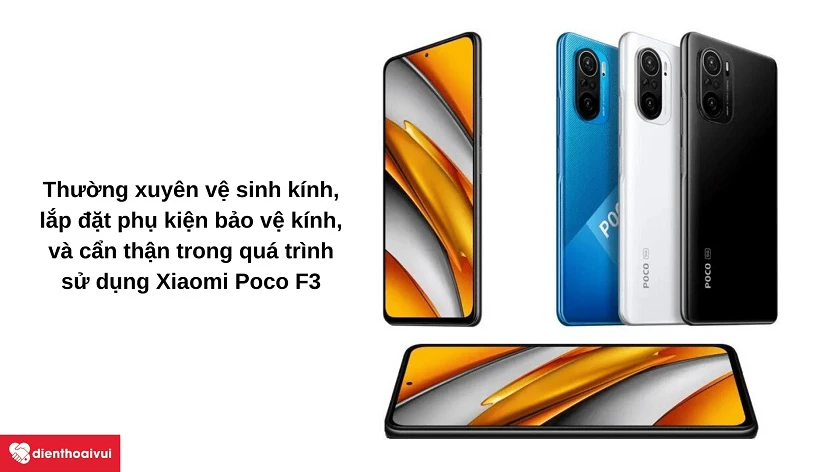 Những cách giảm thi&ecirc;̉u hư hại l&ecirc;n b&ecirc;̀ mặt kính Xiaomi Poco F3