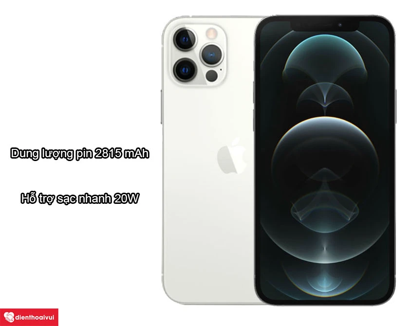 Dung lượng pin iPhone 12 Pro