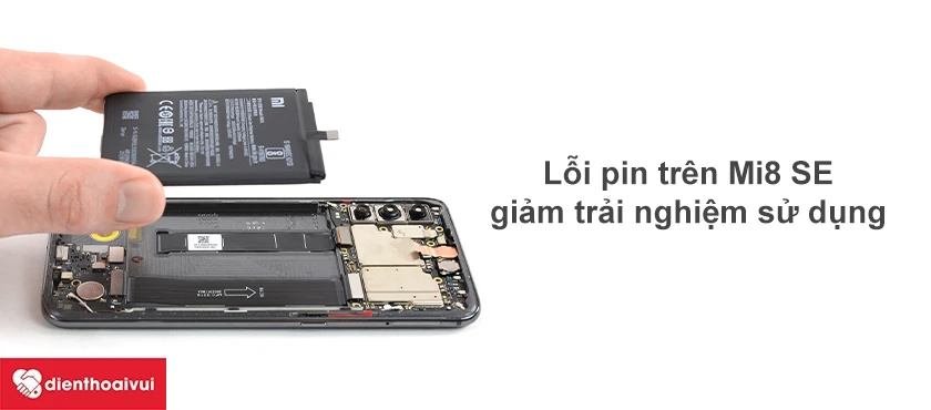 Khắc phục các vấn đề pin với dịch vụ thay pin Lehehe chính hãng cho Mi8 SE