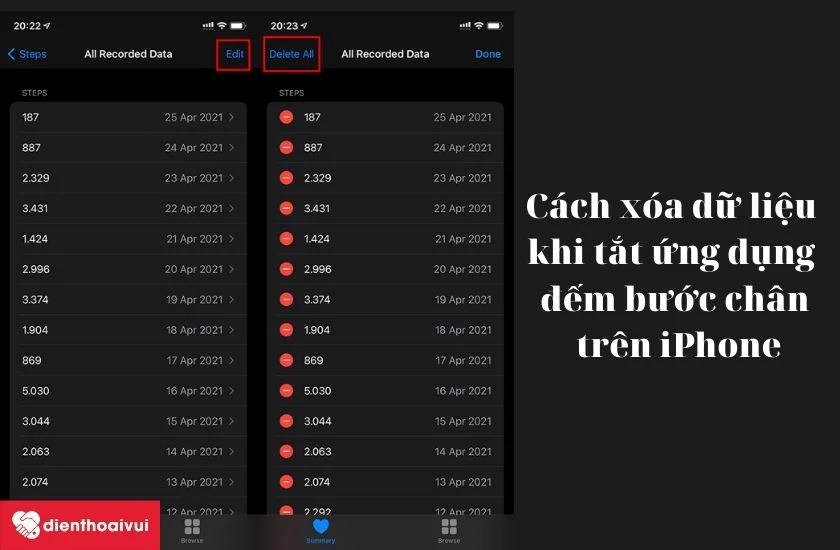 C&aacute;ch x&oacute;a dữ liệu khi tắt ứng dụng