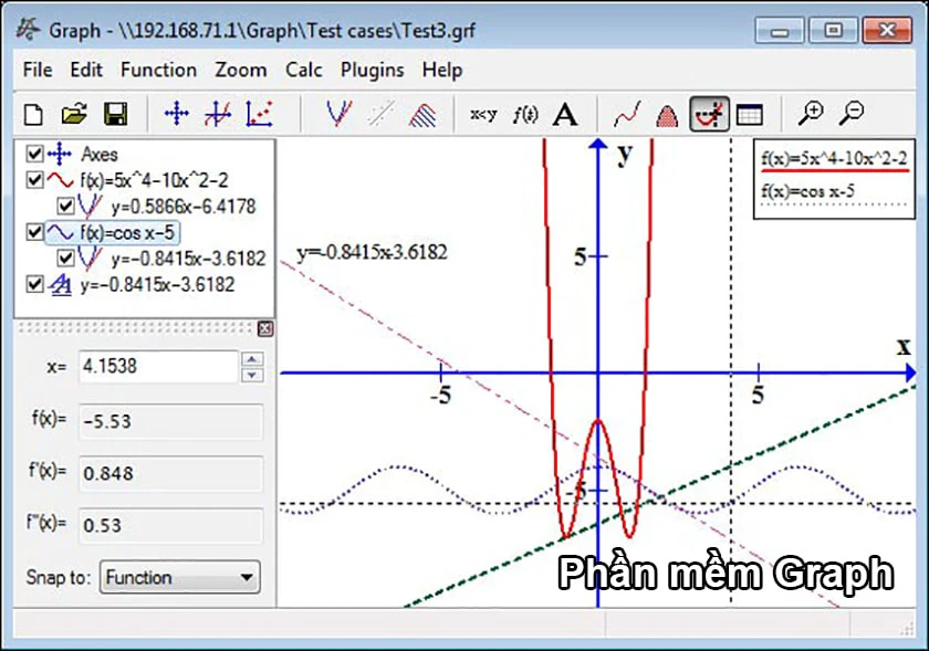 Ứng dụng vẽ đồ thị online Graph