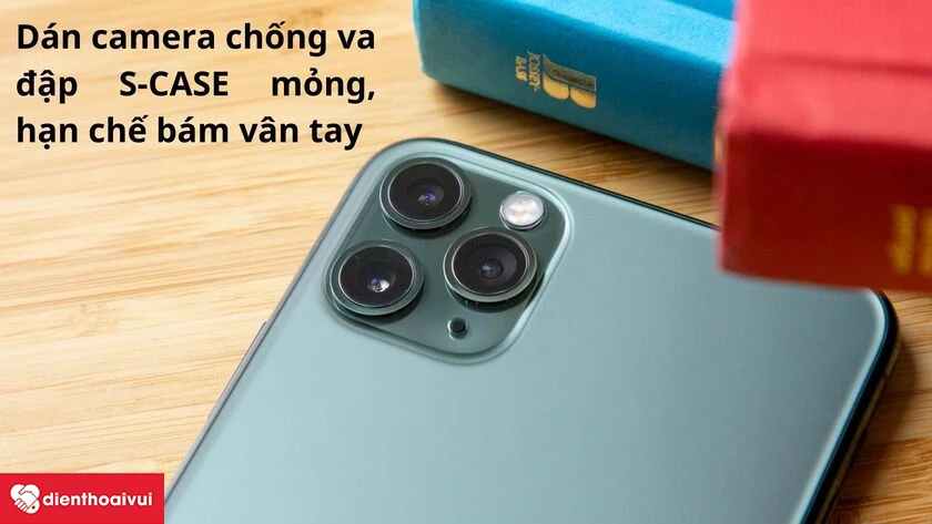 Thiết kế mỏng, trong suốt, hạn chế bám vân tay