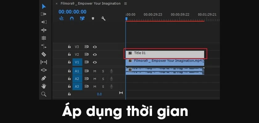 Áp dụng thời gian cho văn bản