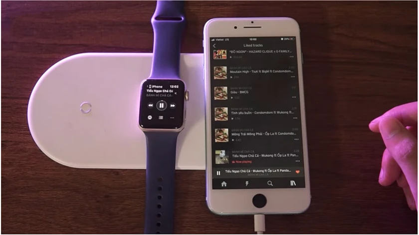 C&aacute;ch nghe nhạc (ph&aacute;t nhạc) tr&ecirc;n Apple Watch bằng iPhone
