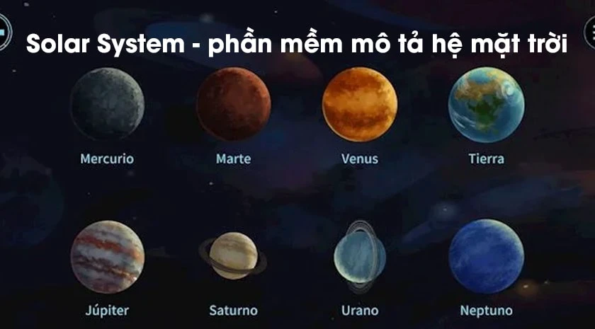 Phần mềm Solar System l&agrave; g&igrave;?