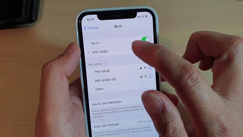 Kết nối wifi thay 4G