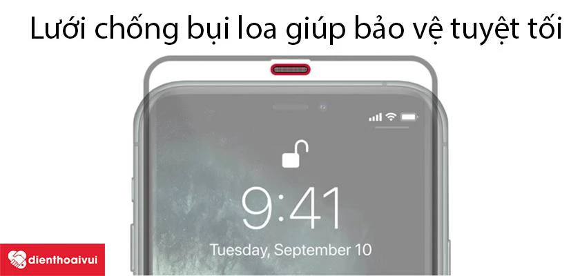 Miếng d&aacute;n chống va đập chống nh&igrave;n trộm Zeelot iPhone 11 Pro Max