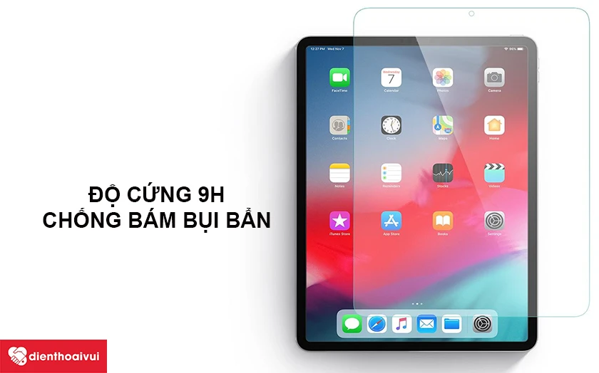 Miếng d&aacute;n m&agrave;n h&igrave;nh chống va đập iPad Pro 12.9 2018