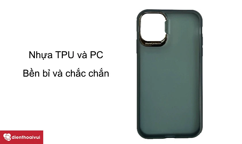 Ốp lưng iPhone 11/XR Likgus Kickstand trong suốt