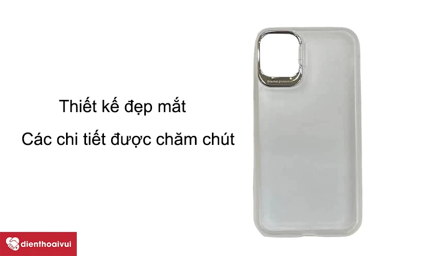 Ốp lưng iPhone 11/XR Likgus Kickstand trong suốt