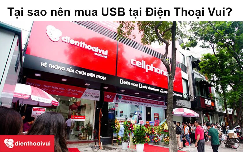 Tại sao n&ecirc;n mua USB tại Điện Thoại Vui?