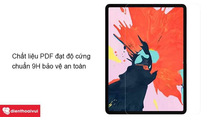 Chất liệu đạt độ cứng 9H ti&ecirc;u chuẩn chống va đập, trầy xước, b&aacute;m bẩn vượt trội